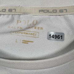 Polo Ralph Lauren Performance T-Shirt Mens Large White Pony Logo Casual Summer