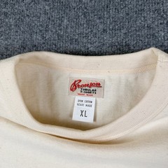 Bronson MFG Tubular T Shirt Mens XL Apricot Short Sleeve Heavyweight