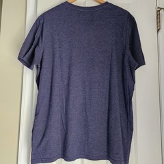 Motherhood Maternity Promoted to Daddy Heather Blue T- Shirt XXL