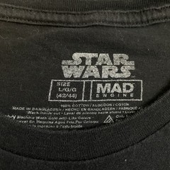 Star Wars Comic Book Art T-Shirt Mens Large Movie Luke Skywalker Darth Vader Y2K