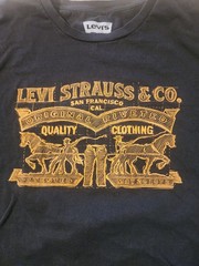 Levi’s Men’s Crew Neck Short Sleeve Graphic Logo T-Shirt – Size 3XLT – Black