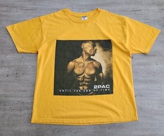 Vintage 2Pac Until The End Of Time Album Promo T-shirt XL Rap Hip Hop Tupac 2001