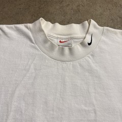 Vintage Nike Shirt Mens 2XL White Long Sleeve Mock Neck Swoosh ACG Thermal USA