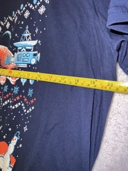 Ugly Holiday Sweater Blue Graphic T-Shirt XL Loot Crate Christmas Lunar Rover