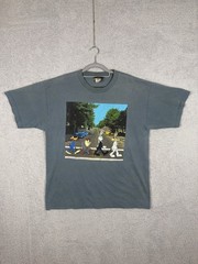 Vintage 1997 Looney Tunes Beatles Abbey Road USA Made Graphic Tee Shirt Men’s XL