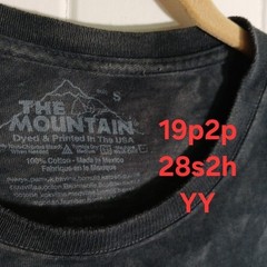 The Mountain Death Wish Grim Reaper Skulbone Tie Dye Shirt Tee Small Abrar Ajmal