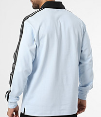 NEW MEN’S ADIDAS ORIGINALS 3 STRIPES RUGBY POLO SHIRT ~ SIZE LARGE #KE2445
