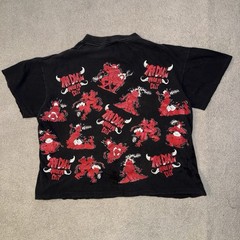 Vintage 90s Diamond Star The Devil Made Me Do It Aop Boxy T-Shirt Men’s S