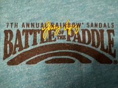 7th Annual Rainbow Sandals ‘Battle of the Paddle’ Gerry Lopez Shirt Large SUP