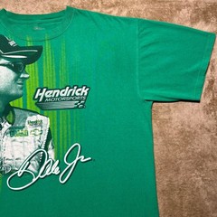Dale Jr 88 Amp Energy NASCAR Racing T Shirt Green XL 2008 Hendrick Impala SS