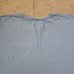 Vtg Nike T Shirt Mens XXL Blue Center Swoosh Embroidered There Is No Finish Line