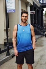 Mens Graphic Tank Tops Sleeveless T Shirt Hawaiian Palm Tree Vacation Tank