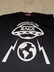 Kid Cudi Members of the Rage Super Human Tee Men’s Size XL Black White UFO