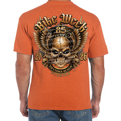 T-Shirt 2026 Bike Week Daytona Beach Steampunk Skull No Harley