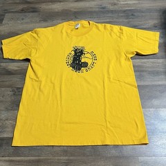 Vintage Jerzees Harvest Moon Craft Show Mens XL T-Shirt Tee Yellow VTG