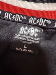 AC/DC World Tour Basketball Jersey High Voltage Rock’n’Roll Singlet Shirt Size M