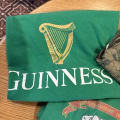 Lot of Men’s IRELAND Irish Note Dame St. Patty themed t-shirts, Hoodie Size L/XL