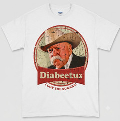 Summer T-Shirts New Stylish Retro Diabeetus Print for Men Women Couple Fashion