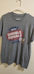 Dubble Bubble Don’t Burst My Bubble Retro T-Shirt – Gray – Tee Luv Size Medium