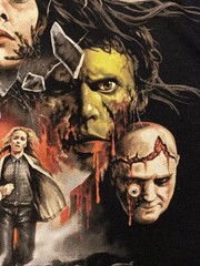 Fright-Rags Lucio Fulci’s The Beyond Baseball Tee Shirt Raglan Large OOP Zombie