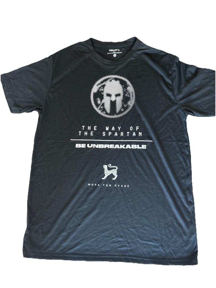 Spartan T- Shirt -The way of the Spartan – Be Unbreakable – Race Unisex XL