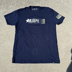 Forged Mens The Murph Challenge 2022 Graphic T-Shirt Navy Blue Large Navy SEAL