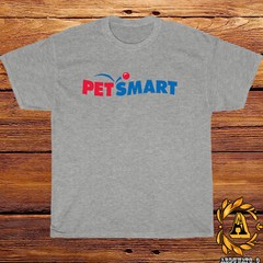 PetSmart Pet Supplies Logo Black/ Grey/ White/ Navy / Red T-Shirt Size S-5XL