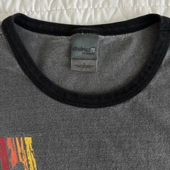 Demented Cycles Chopper T-Shirt Gray District Threads Size Large