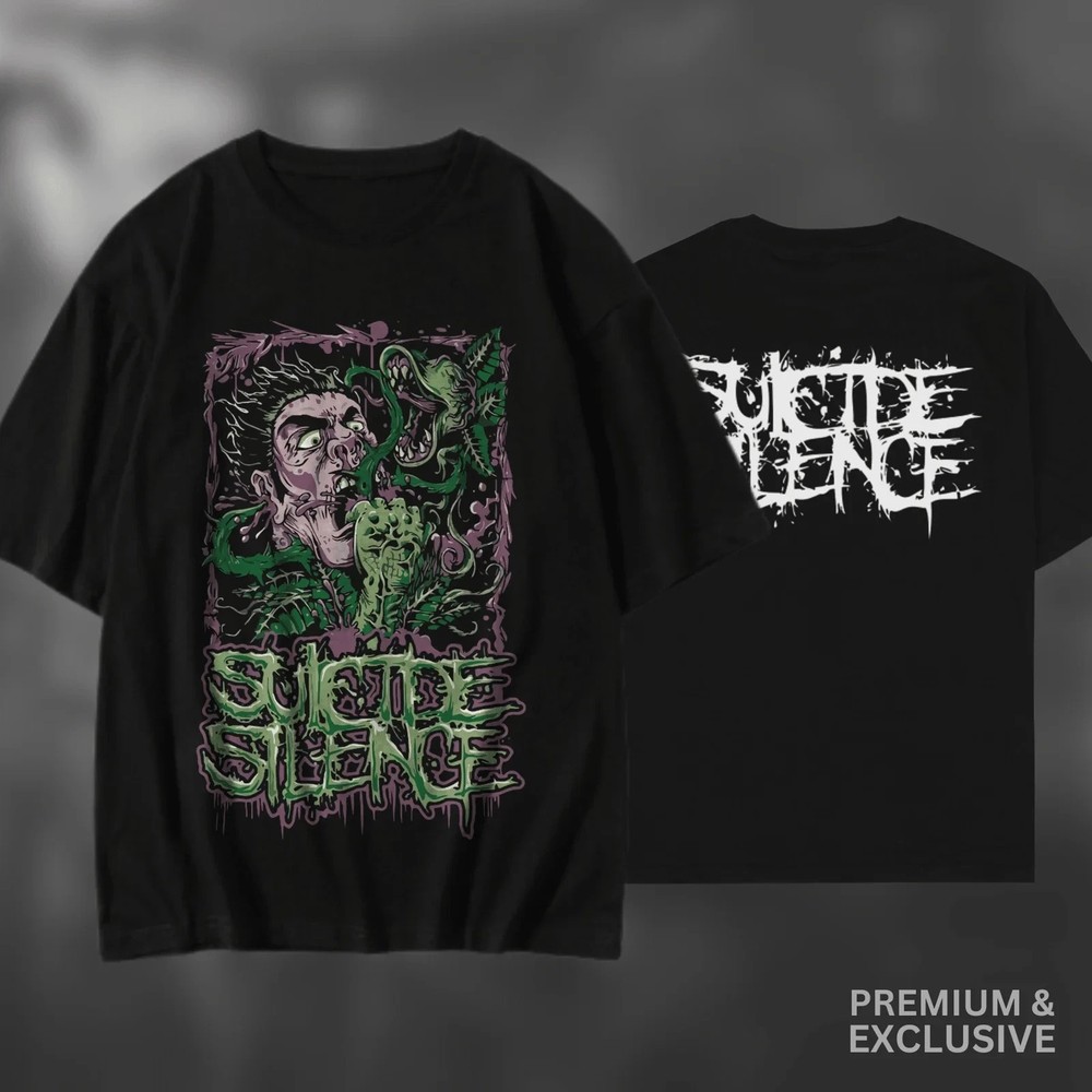 2 Sides Suicide Silence Black Cotton Shirt Full size S-5XL CS131