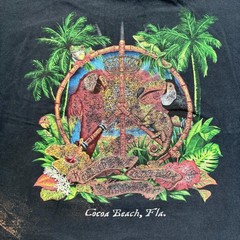 Ron Jon Surf Shop T-Shirt Men’s 3XL Gray Cotton Cocoa Beach Graphic Outdoor