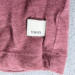 Vuori Current Tech Tee Mens Large Dark Pink Heathered Pocket T-Shirt V182