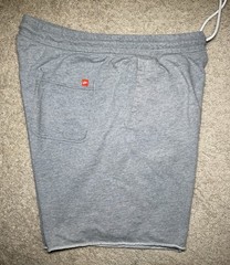 Nike Fleece Shorts Light Gray Swoosh Logo Size XXL Athletic W Pockets