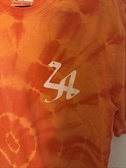 Nike LA Kobe Tie Dye T-Shirt Men’s Large Orange Pink Spiral Graphic Tee