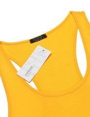 Men’s 3 Pack Cotton Performance Classic Tank Tops (Medium Blue/Red/Yellow)