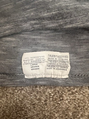 Hanes Ultimate X-Temp Mens Grey Top Size Large