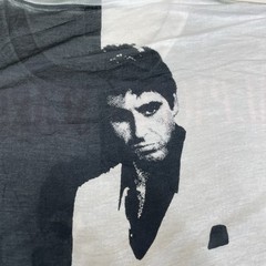 Scarface Al Pacino Shirt Dye Sublimated Tony Montana Logovision New Size 2XL