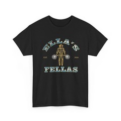 Fellas Ellas Vintage Graphic Tee Unisex Cotton Funny Gift T-Shirt