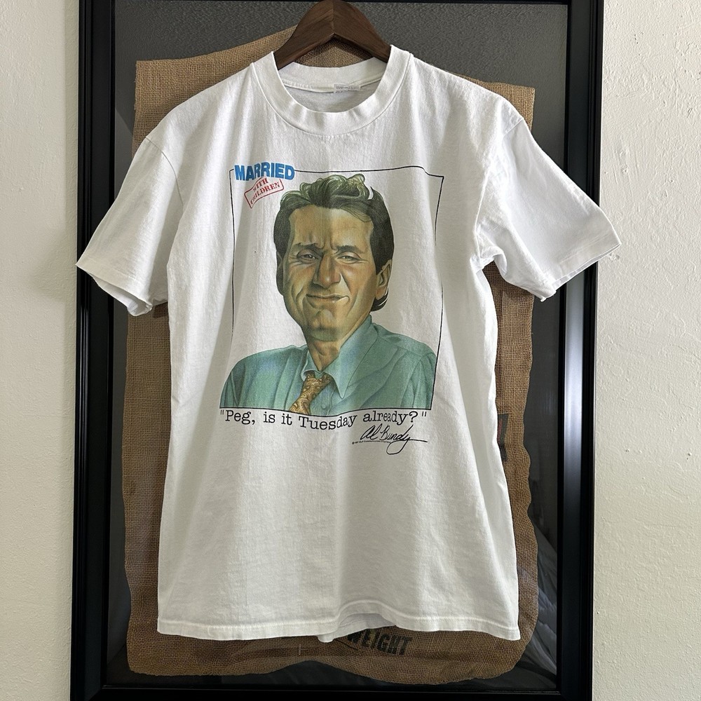 Vintage 80s Al Bundy Married With Children T Shirt Size L Stedman