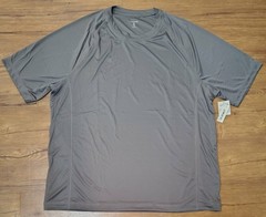 Amazon Essentials Men’s Slim-Fit Short-Sleeve Quick-Dry UPF 50 Swim Tee Gray XXL