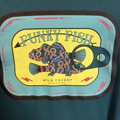 Funky Fish Graphic tshirt Murano Size L