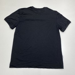 Icebreaker Mens XL Black Pure Merino Superfine Ultralite Wool T-Shirt Outdoor
