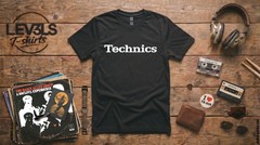 TECHNICS LOGO T SHIRT DJ 1200 TURNTABLE MUSIC VARIOUS COLORS SIZES M-2XL