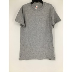 Hanes Essentials Men’s S 6-Pack Light Steel Cotton Short Sleeve T-Shirts G13-18