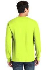 Safety Green T-Shirt Work Reflective Hi Vis Long Sleeve Shirts Cotton/Polyester