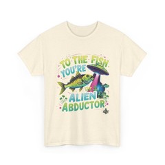 Alien Abductor Fish Tee | Funny Fishing UFO Shirt