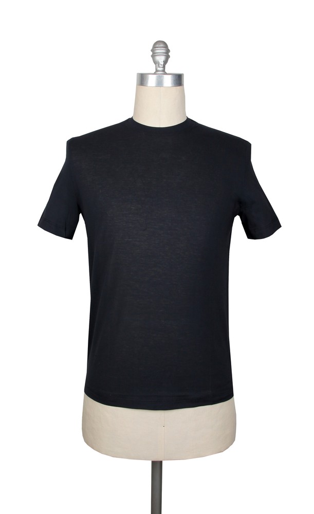 Kired Black Solid Crewneck Cotton T-Shirt – Extra Slim – (KR613231)