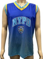 NYPD 23 Official 9/11 Memorial Basketball Jersey To Commemorate The 23 Lives Los