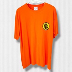 Dragon Ball Z Kame School Symbol T-Shirt Orange Gildan Heavy Cotton 5L Plus Size