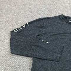 Under Armour Shirt Mens Large Gray Freedom USA Flag Long Sleeve Tagless Tee