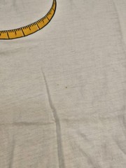 Vintage 80s Graphic Print ‘Waist Watcher’ T-shirts, Size M (38-40)